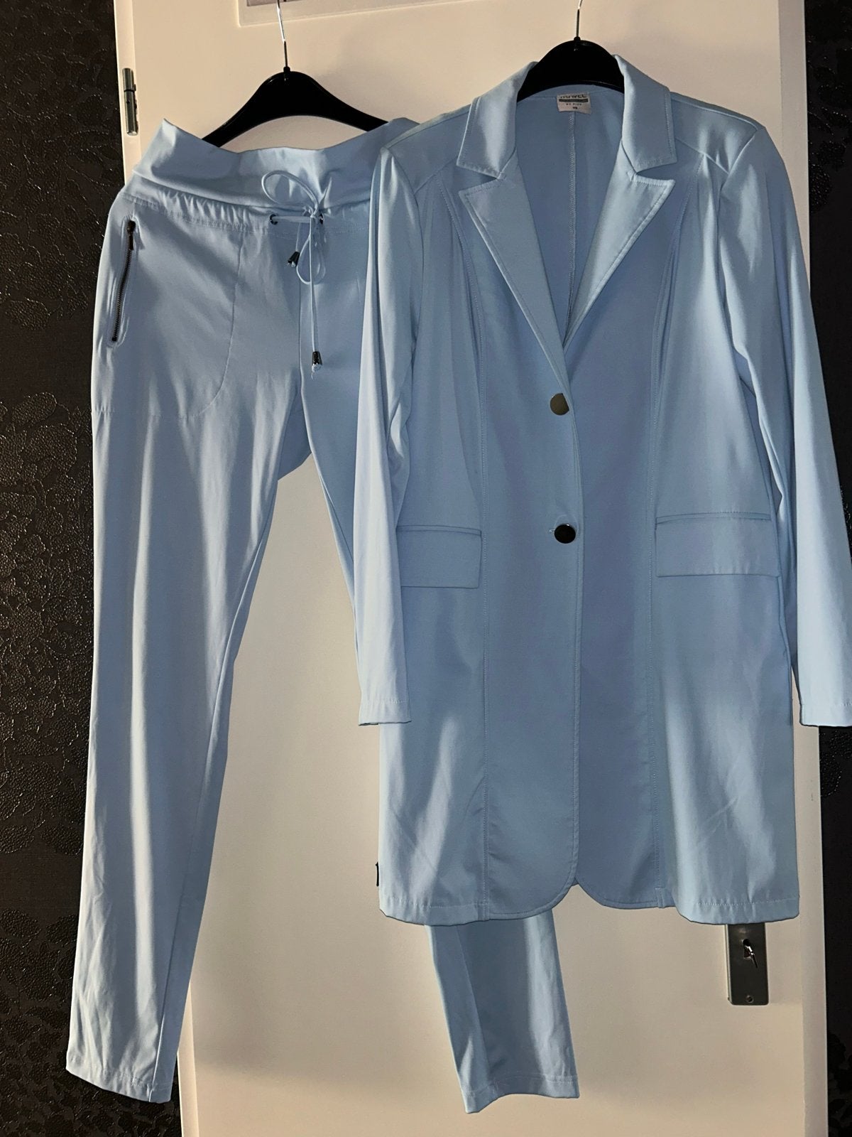 Travel by Zizo pak - Jasje en broek - Maat 38 (M), Maat 38/40 (M), Kostuum of Pak, Blauw, Ophalen of Verzenden