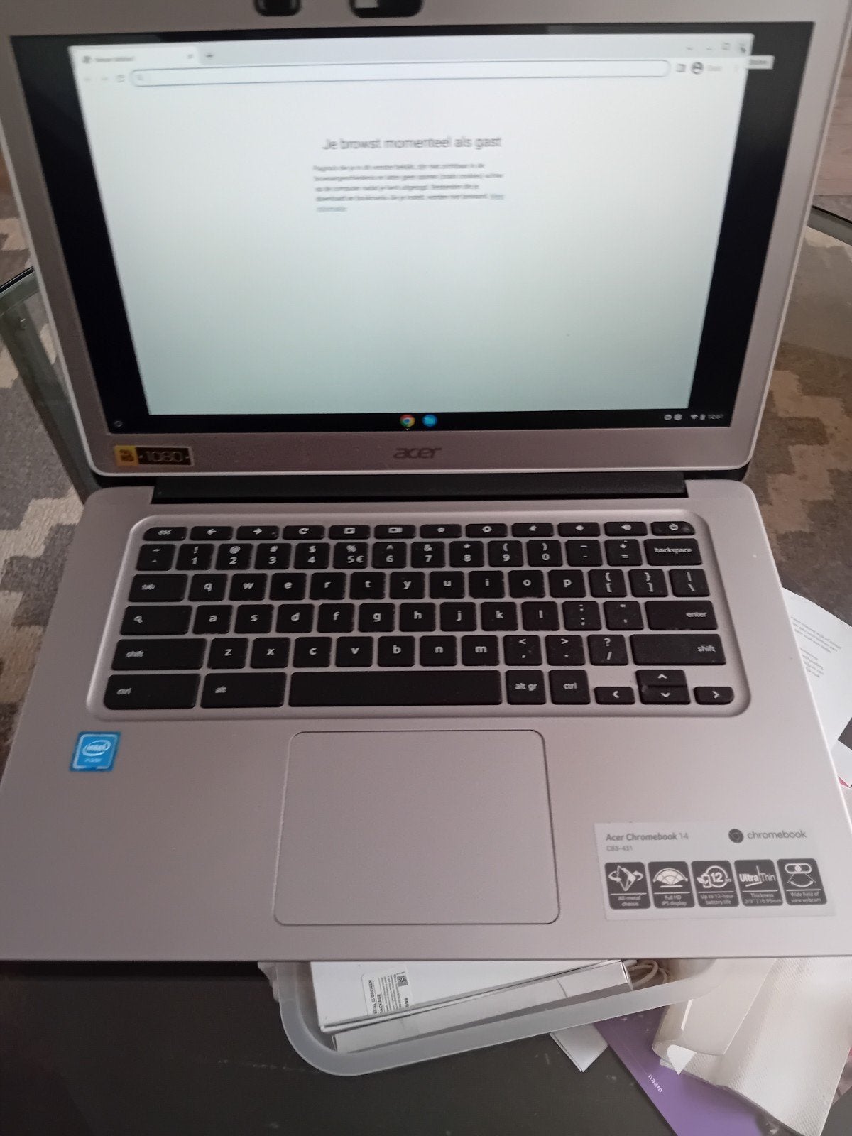 Acer Chromebook 14 CB3-431 - Full HD, Ultra Thin, Computers en Software, 14 inch, 4 GB of minder, Qwerty, Ophalen of Verzenden
