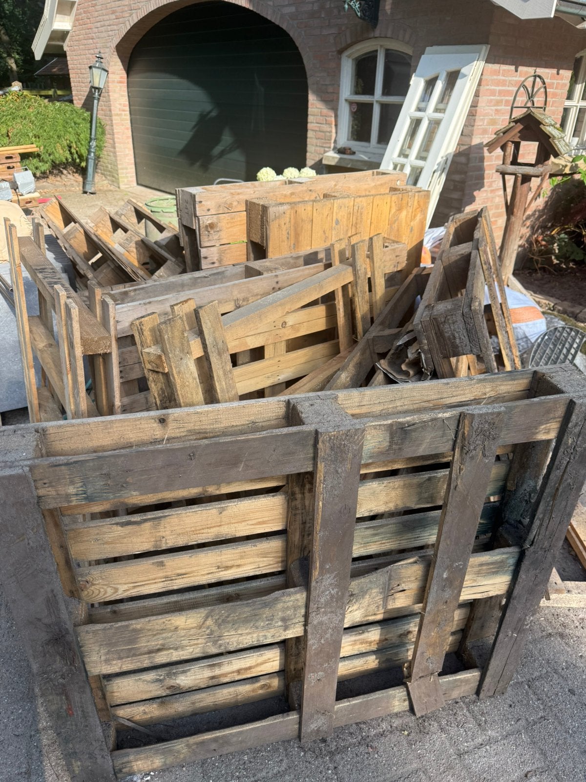 Gratis pallets, Minder dan 3 m³, Ophalen