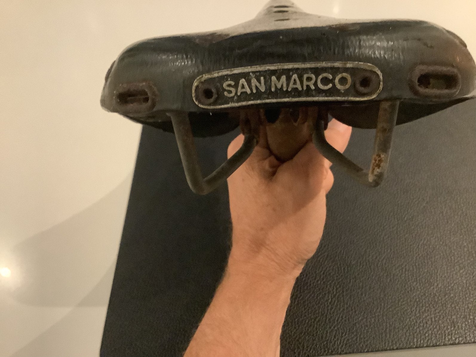 Vintage Selle San Marco en Continental racefiets zadels, Fietsen en Brommers, Gebruikt, Leer, Ophalen of Verzenden, Zadel