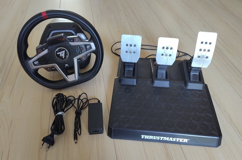 Thrustmaster T248-X racestuur+pedalen PC/Xbox, Spelcomputers en Games, Racestuur, Gebruikt, Xbox, Ophalen of Verzenden