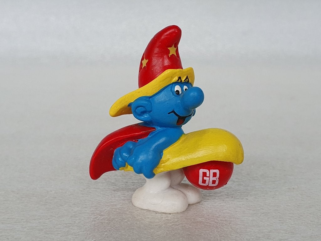 Smurf GB (Peyo, 1990), Verzamelen, Smurfen, Ophalen of Verzenden, Gebruikt, Overige Smurfen, Poppetje, Figuurtje of Knuffel
