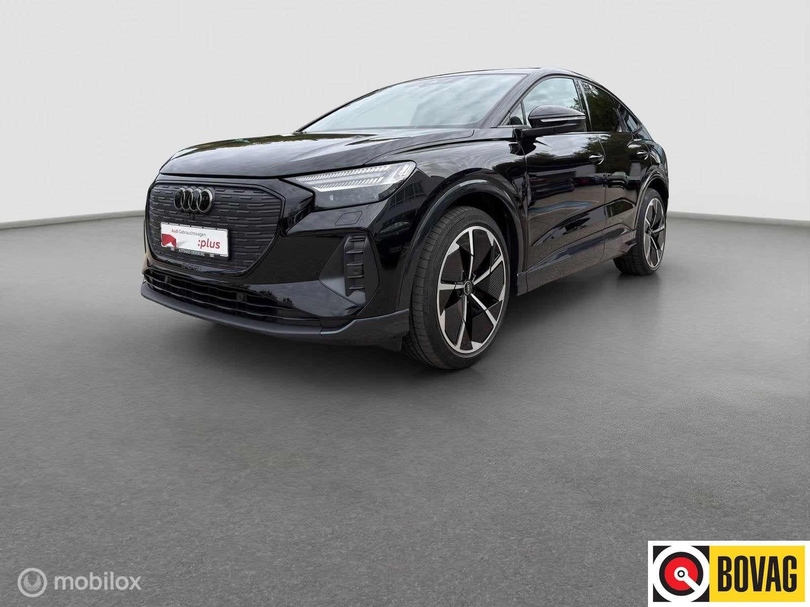Audi Q4 Sportback e-tron 50 S-Line I Panodak I RS stoelen |, Auto's, Automaat, Dealer onderhouden, Gebruikt, Zwart