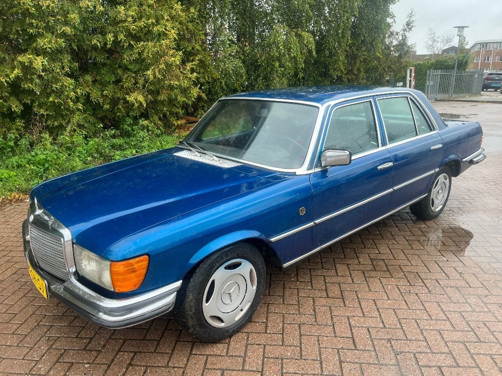 Mercedes-Benz W116 S Klasse | Apk en wegenbelasting vrij!, Auto's, Automaat, Blauw, 1728 kg, Particulier