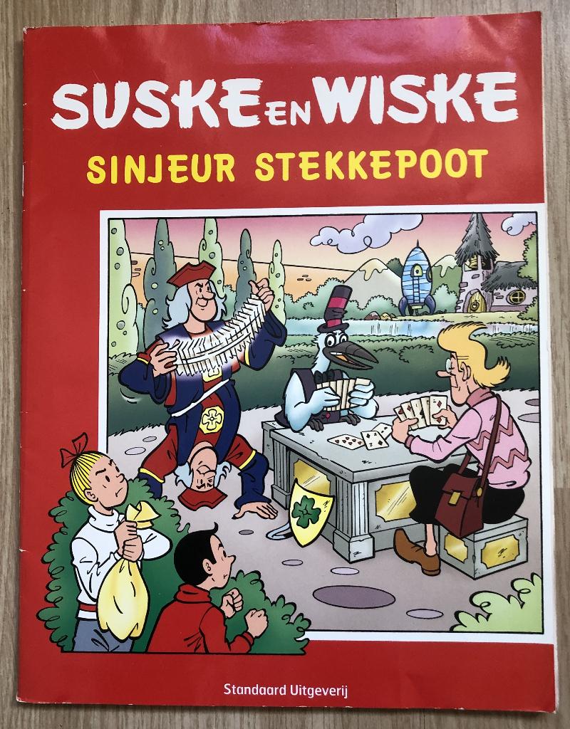 SUSKE EN WISKE-SINJEUR STEKKEPOOT-COMPLEET ALLE PLAATJES, Eén stripboek, Ophalen of Verzenden, Zo goed als nieuw, Willy Vandersteen
