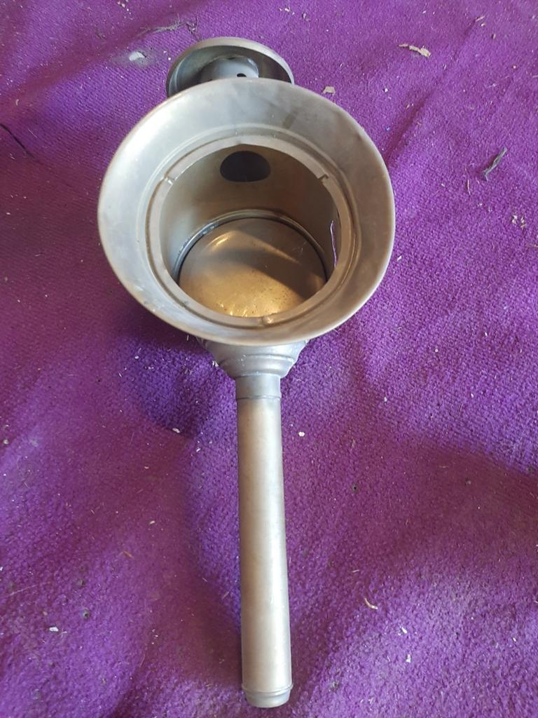 Antieke koperen/bronzen koetslamp, Antiek en Kunst, Ophalen