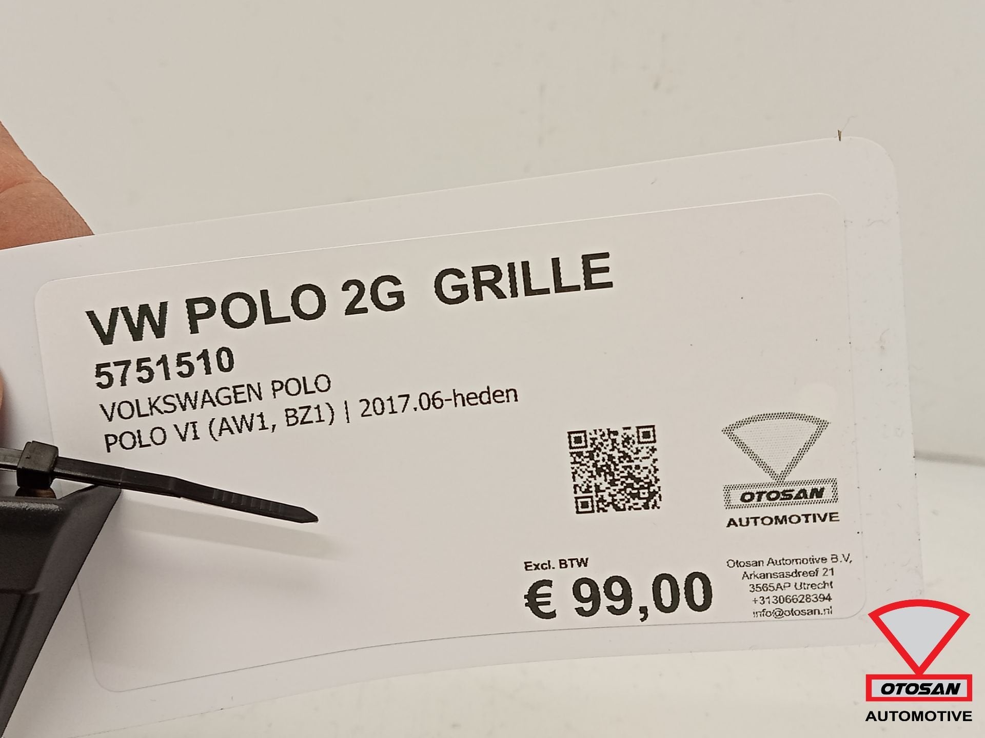 Polo 2G 2017-2021 Grille Grill Nieuw!, Volkswagen, Volkswagen AG, Nieuw, Berliner Ring 2
38440  Wolfsburg, DE