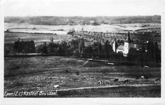 301-257-009 Epen Kasteel Beusdael, Ophalen of Verzenden, Voor 1920, Limburg