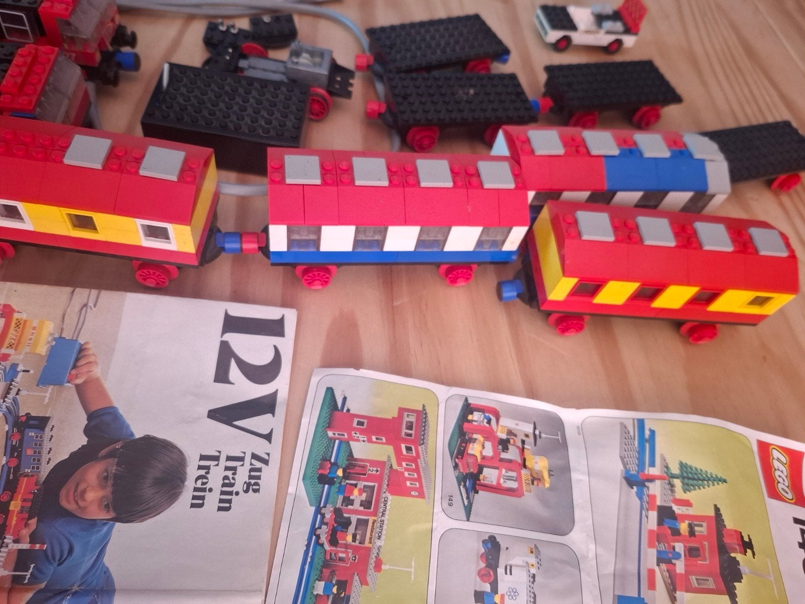 12 Volt Lego vintage trein en rails, Kinderen en Baby's, Ophalen, Gebruikt, Lego