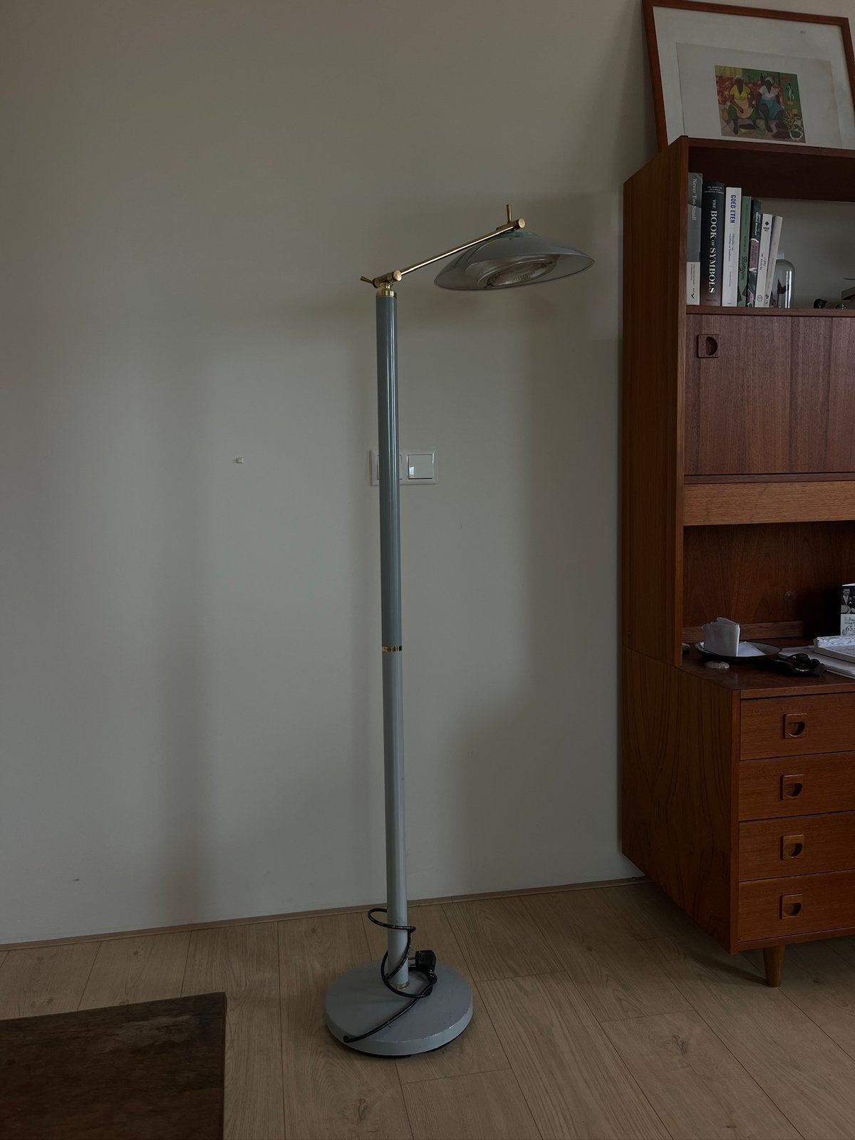 Vintage staande lamp, Ophalen, Gebruikt, Vintage, 150 tot 200 cm