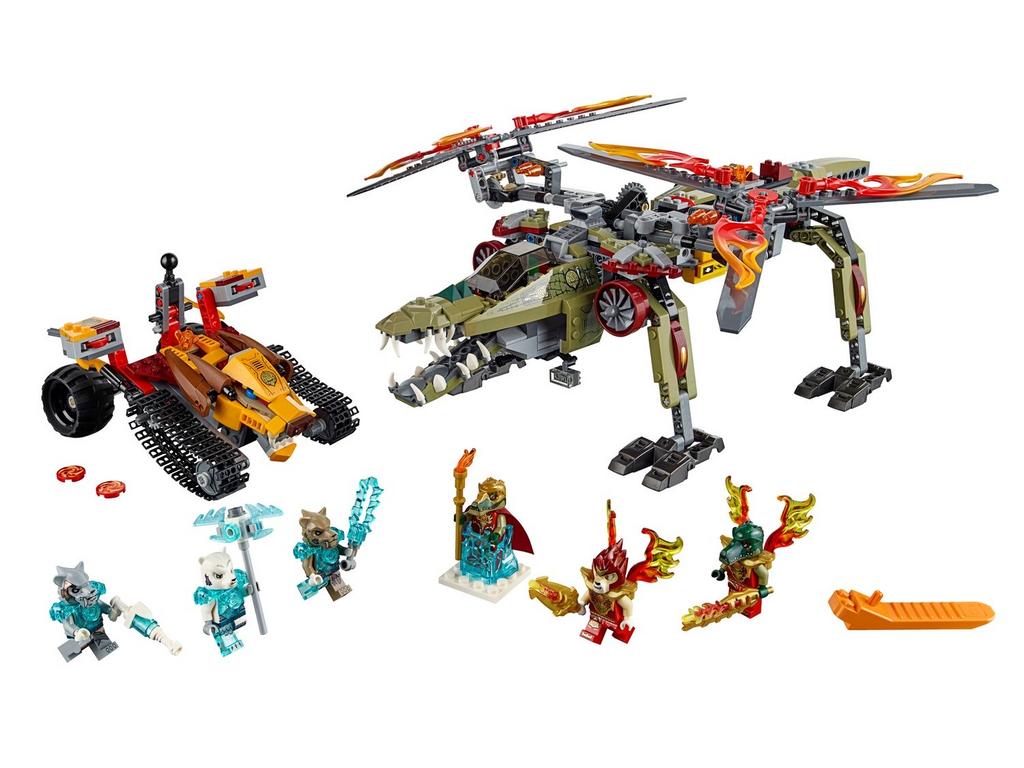 Lego Chima 70227 Koning Crominus' Reddingsvoertuig, Overige thema's, Lego, Ophalen of Verzenden, Zo goed als nieuw