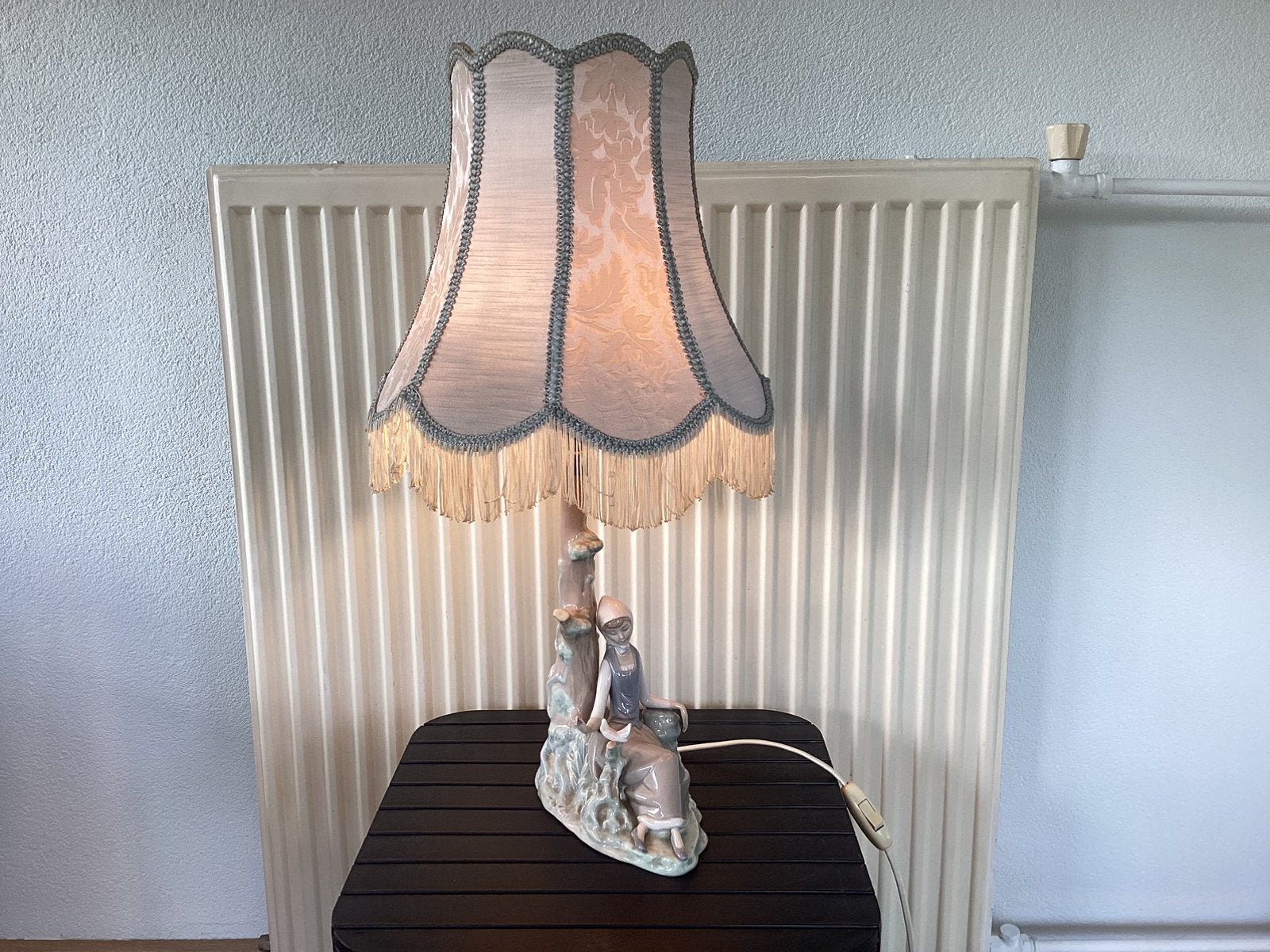 Lladro porseleinen tafellamp, Ophalen, Zo goed als nieuw
