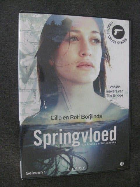 SPRINGVLOED - SEIZOEN 1 in een originele 4-DVD BOX, Vanaf 16 jaar, Ophalen, Zo goed als nieuw, Detective en Krimi