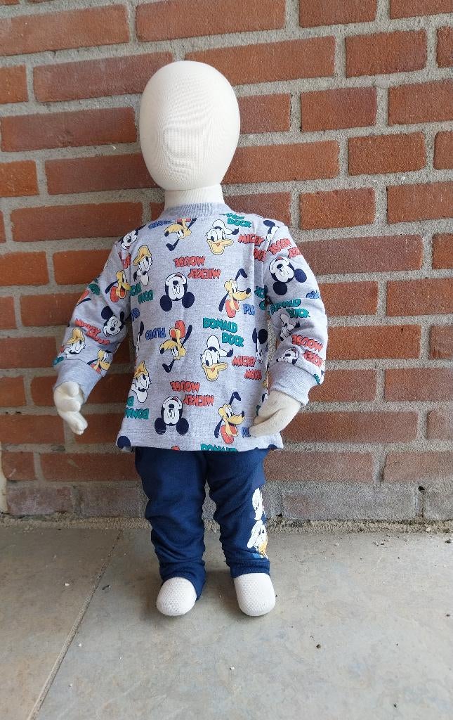 Pyjama Disney Mickey, Pluto, Donald maat 62-68 NIEUW, Kinderen en Baby's, Babykleding | Maat 62, Nieuw, Jongetje, Nacht- of Onderkleding
