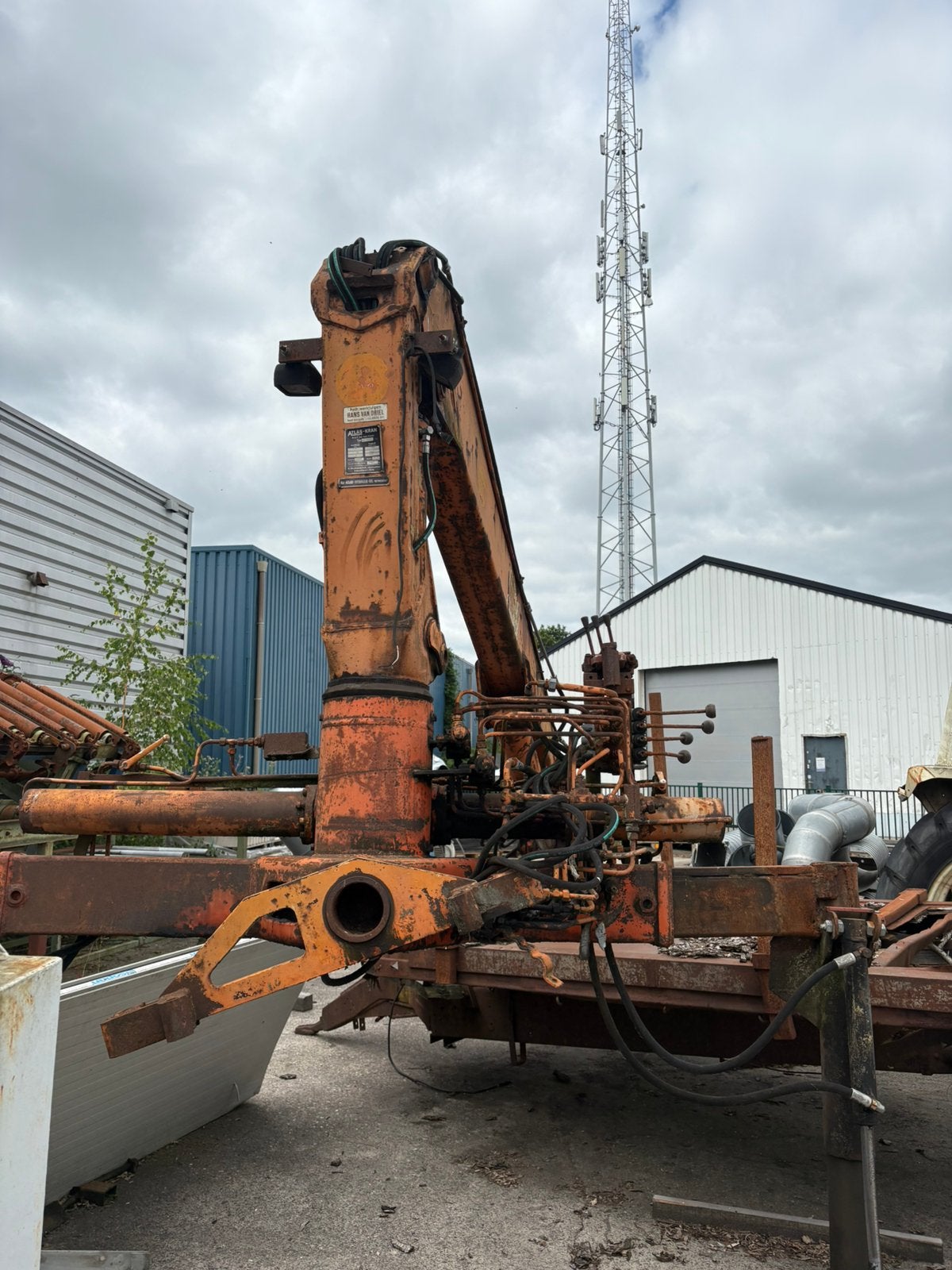 Atlas kraan/opbouw kraan, Zakelijke goederen, Agrarisch | Werktuigen, Ophalen, Overige typen