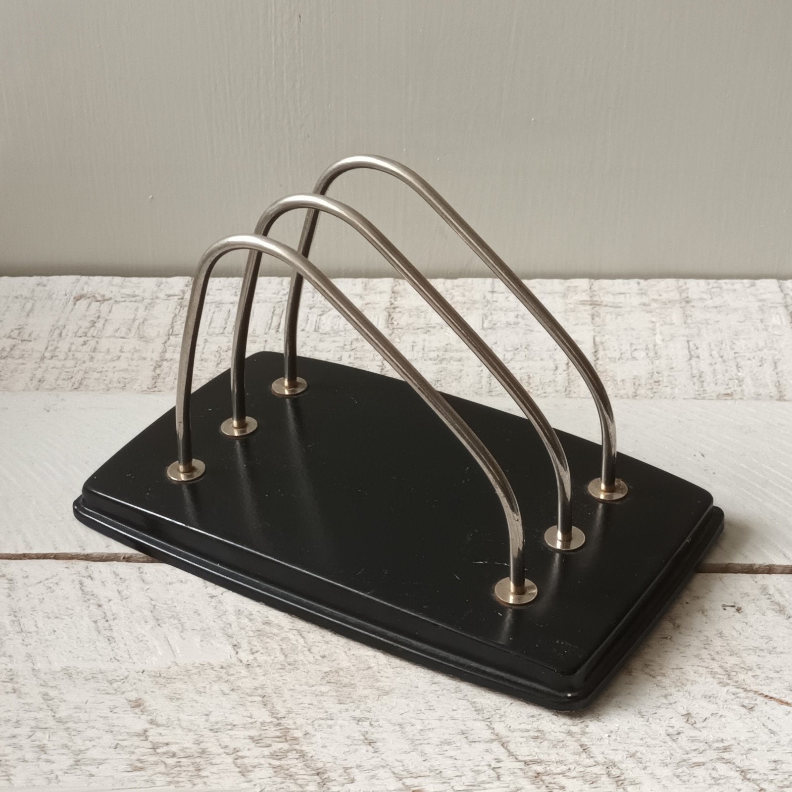 vintage metalen brievenhouder, Ophalen of Verzenden
