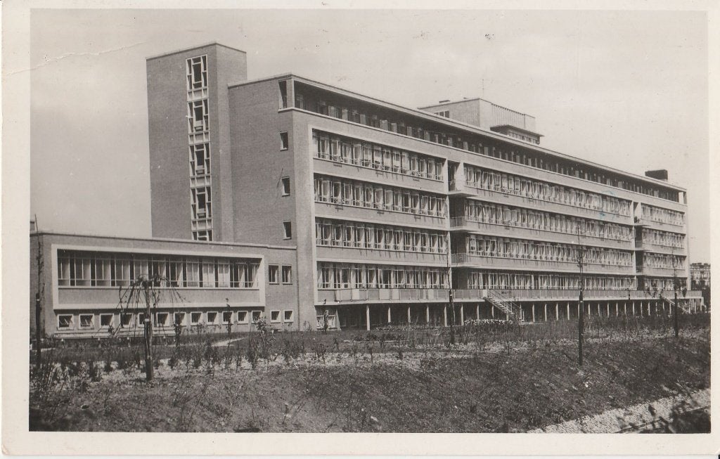 Kaart Rode Kruis Ziekenhuis Den Haag, gevel vh beddenhuis, Ophalen of Verzenden, Gelopen, Zuid-Holland
