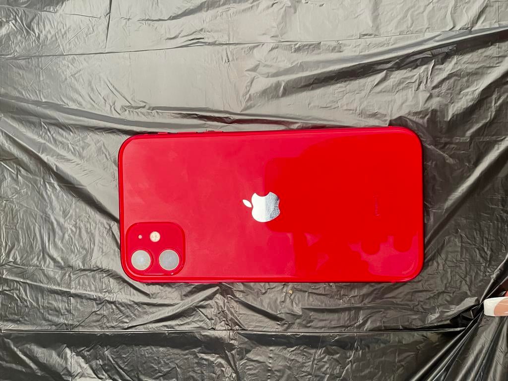 Rode iPhone 11 64GB - Perfecte staat,  orgineel met hoesje, Ophalen, Overige kleuren, Zo goed als nieuw, Met beschermhoes of tas