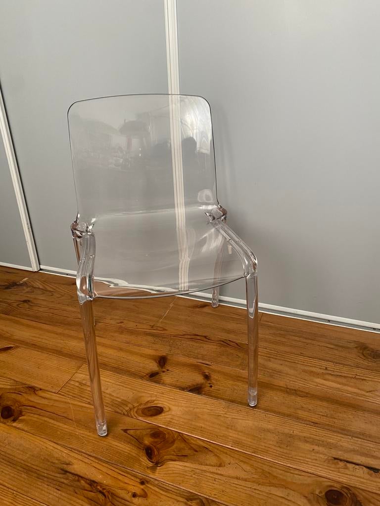 Casprini Tiffany Design. Marcello Ziliani Transparante stoel, Huis en Inrichting, Ophalen, Kunststof, Gebruikt, Overige kleuren