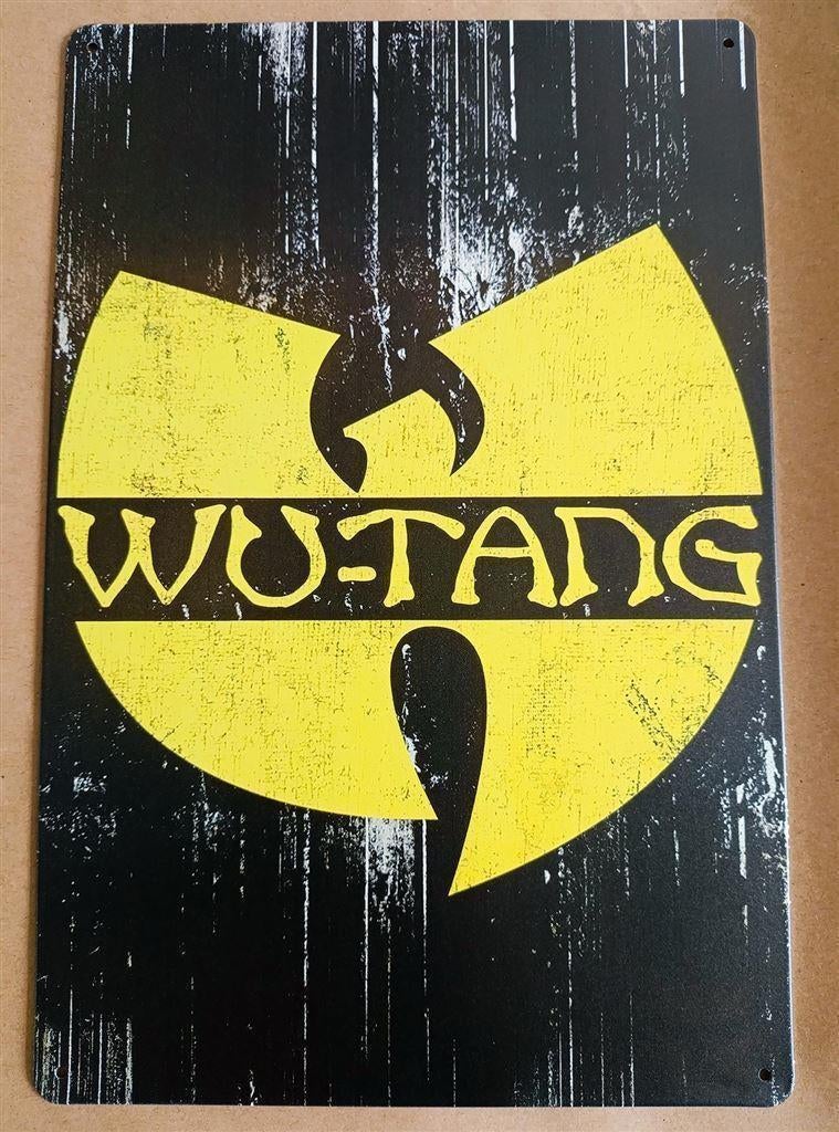 Wu Tang Clan Hip Hop Rap Muziek metalen Wandbord, Verzenden, Nieuw, Poster, Artwork of Schilderij