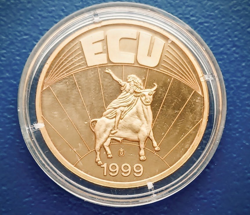 Europa 1 ecu 1999, Postzegels en Munten, Verzenden, Overige materialen
