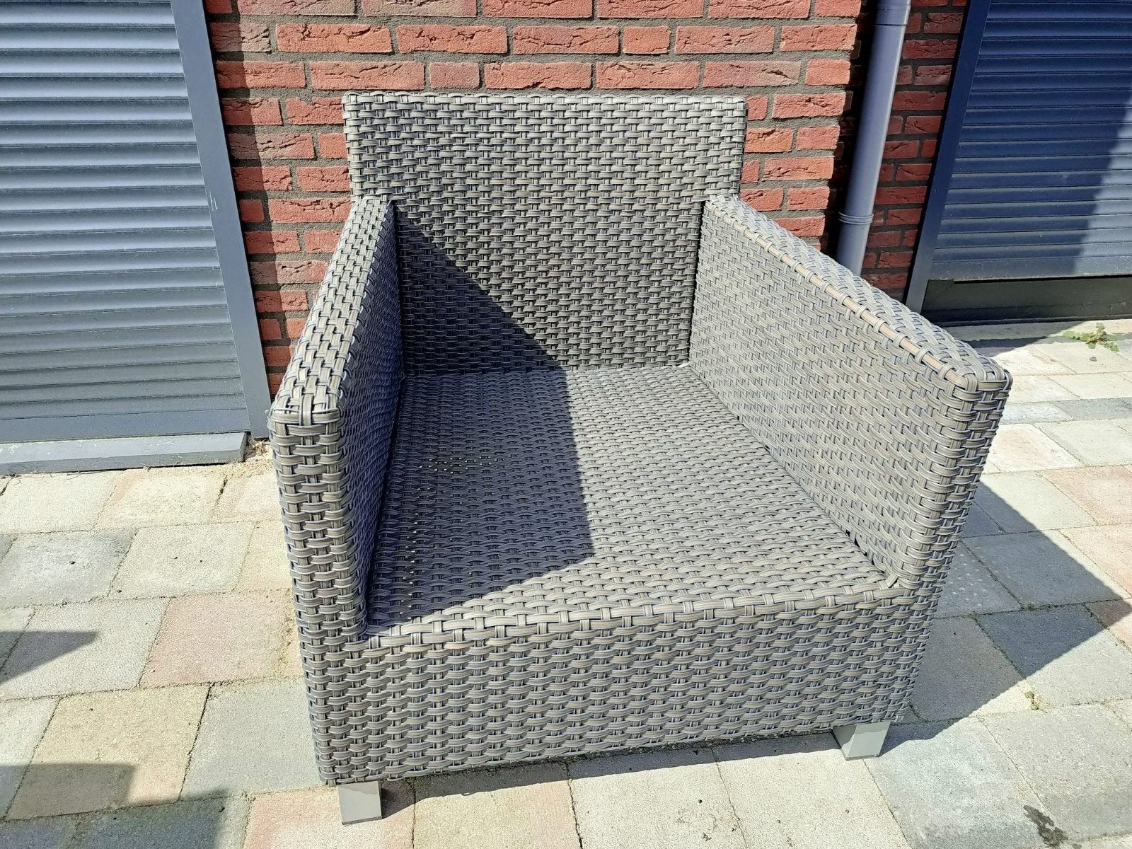 3 Borek fauteuils tuinstoelen, Tuin en Terras, Ophalen, Nieuw, Wicker, 3 zitplaatsen