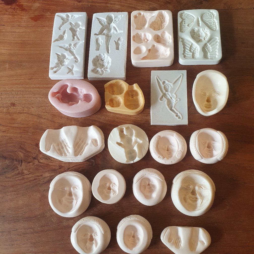 Klei mallen, Ophalen, Gebruikt, Rubber