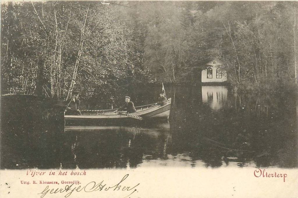 388-278-047 Olterterp Vijver in het bosch, Verzenden, Voor 1920, Friesland