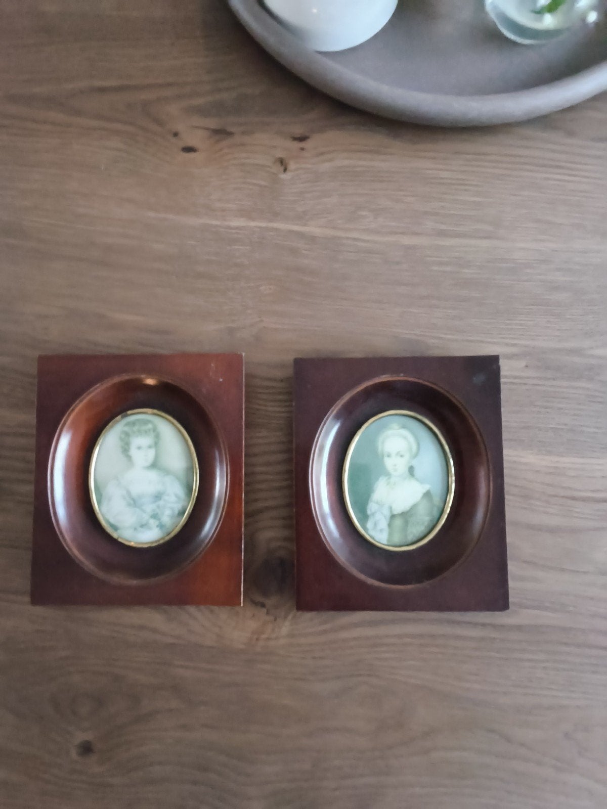 2 antieke fotolijstjes, Ophalen of Verzenden