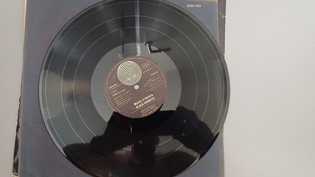 Black Sabbath - Master of Reality LP (Vertigo Swirl), LP, Gebruikt, Hard Rock, Originele persing