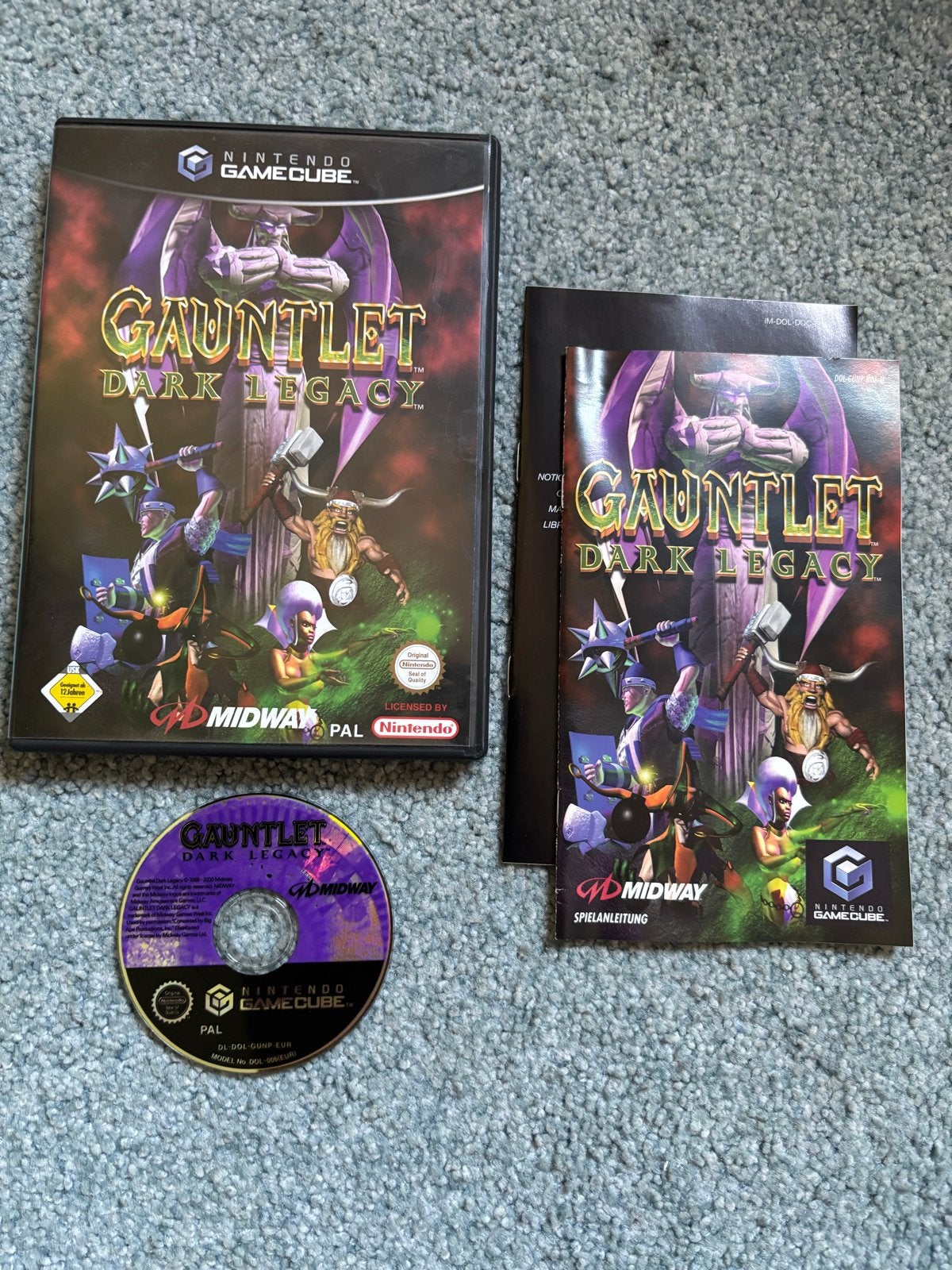 Gauntlet Dark Legacy Nintendo GameCube Compleet met Boekje, Spelcomputers en Games, Games | Nintendo GameCube, Zo goed als nieuw