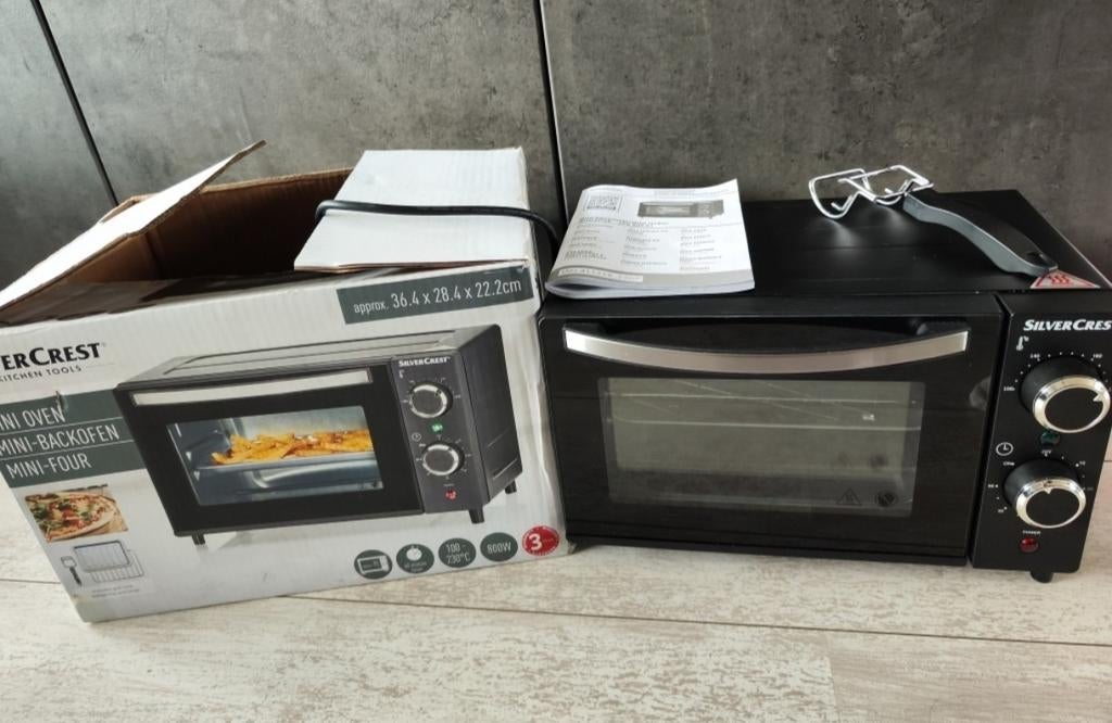 SilverCrest Mini-oven - Compact en Krachtig, Minder dan 45 cm, Minder dan 45 cm, Silvercrest, Ophalen of Verzenden