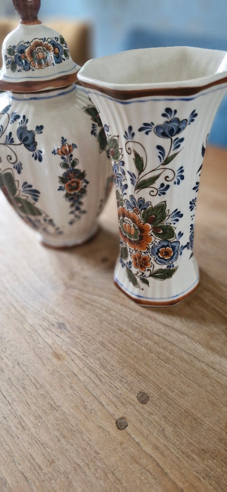 Royal Goedewaagen Rood aardewerk vaas en pot, Ophalen of Verzenden