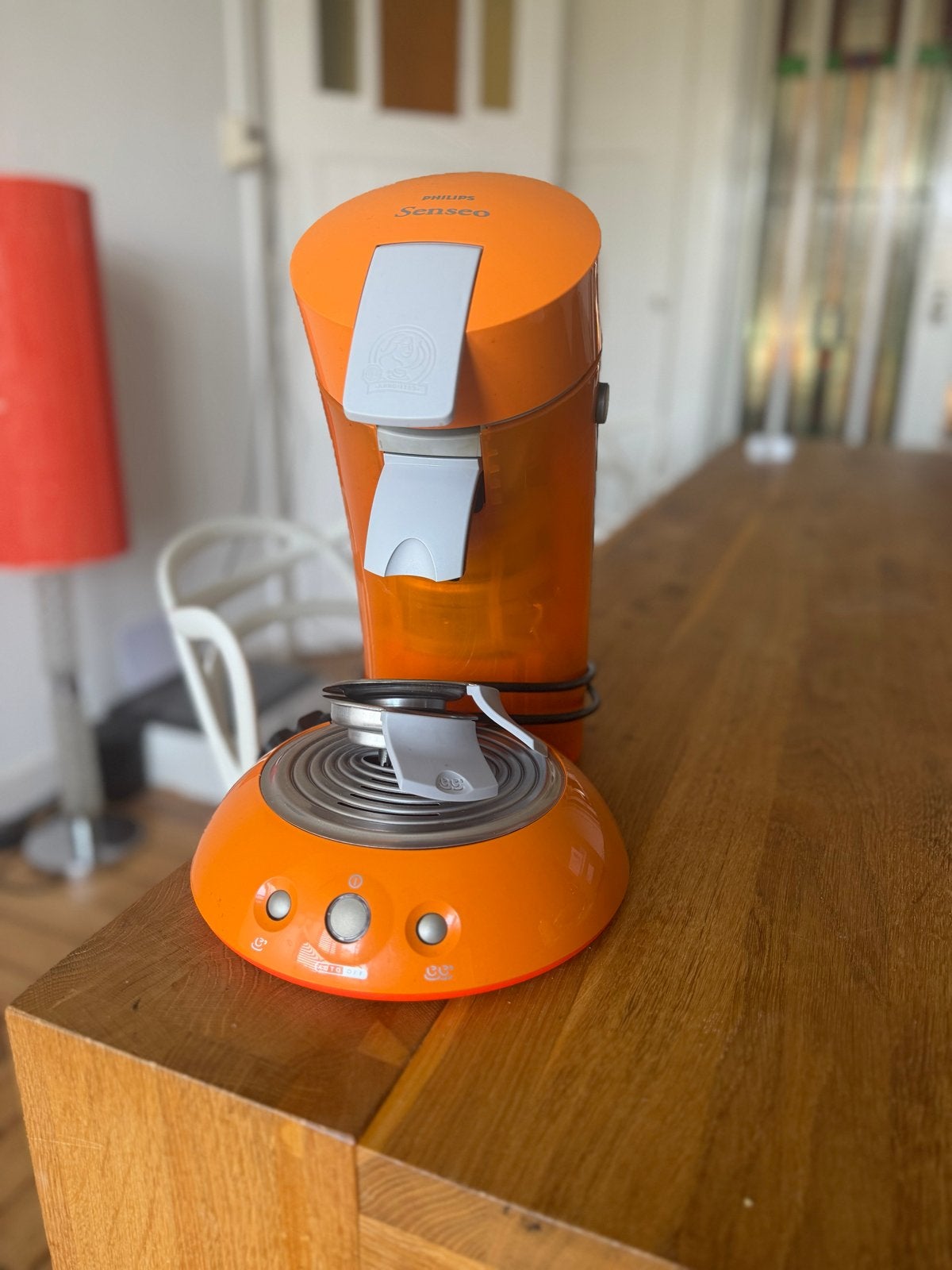 Senseo Limited Edition - Oranje in zeer nette staat, Ophalen of Verzenden, Zo goed als nieuw, Koffiemachine, Koffiepads en cups
