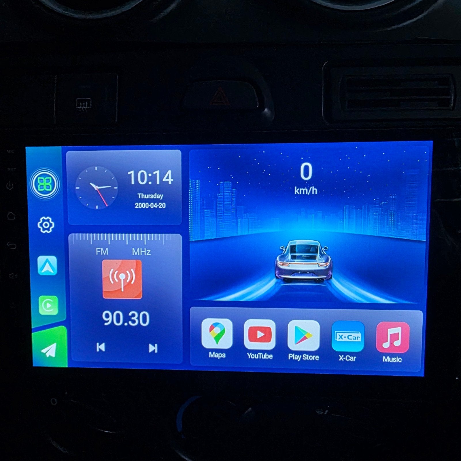 Davilon Carplay autoradio voor Ford Fiesta 2006-2008, Auto diversen, Ophalen of Verzenden, Zo goed als nieuw