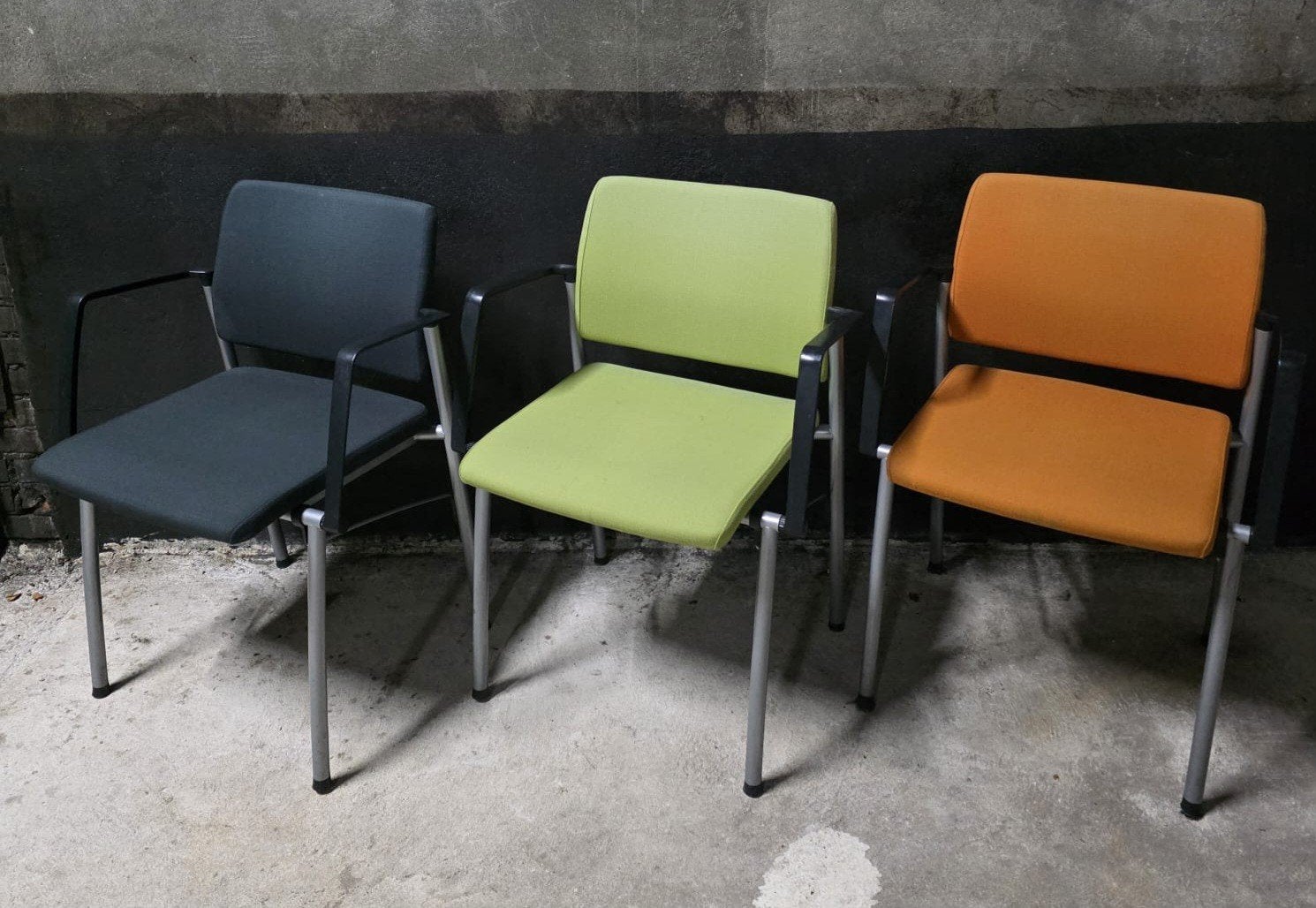 14 x Ahrend vergaderstoelen kantine kantoor stoelen design, Ophalen of Verzenden, Zo goed als nieuw, Vijf, Zes of meer stoelen