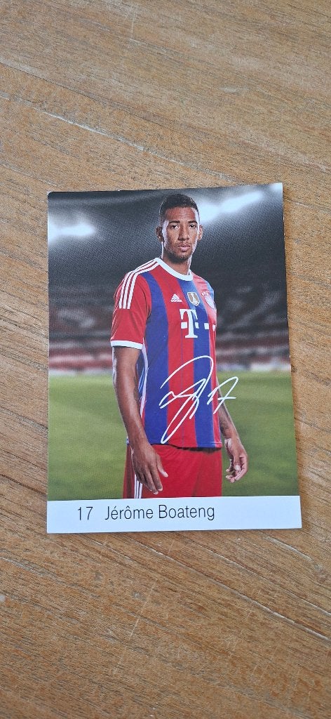 Spelerskaart; Jerome Boateng # FC Bayern Munchen, Ophalen of Verzenden, Nieuw, Buitenlandse clubs, Spelerskaart
