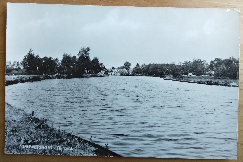 Nieuwerbrug, Rijnzicht. Klf, Verzenden, 1960 tot 1980, Ongelopen, Zuid-Holland