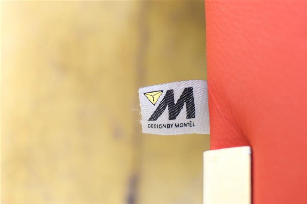 Design Bij Montèl 2 persoons bankstel 45265, Ophalen of Verzenden, Gebruikt, 75 tot 100 cm, Leer