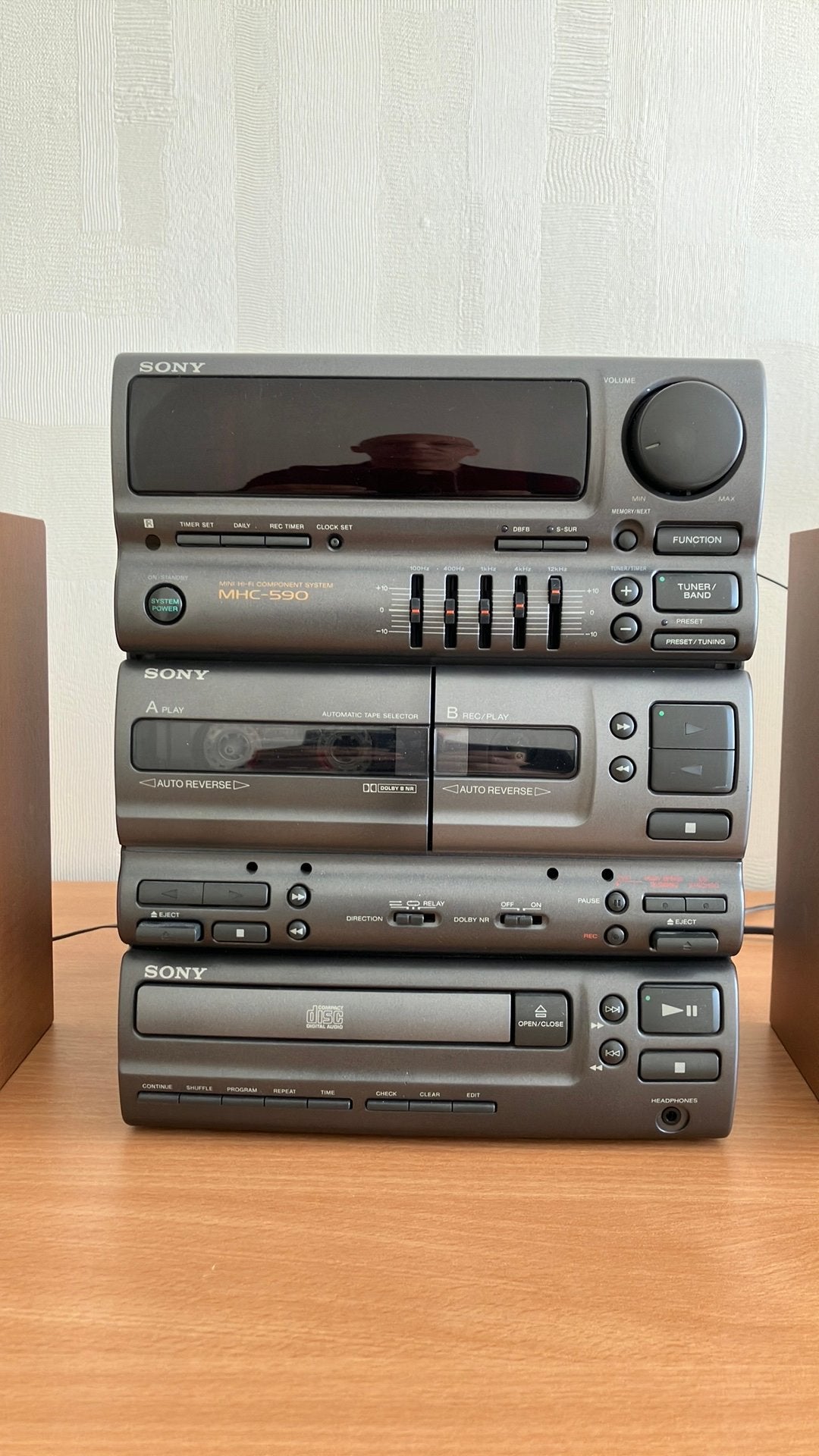 Sony Radio MHC 590, Gebruikt, Tuner of Radio, Ophalen of Verzenden, Microset
