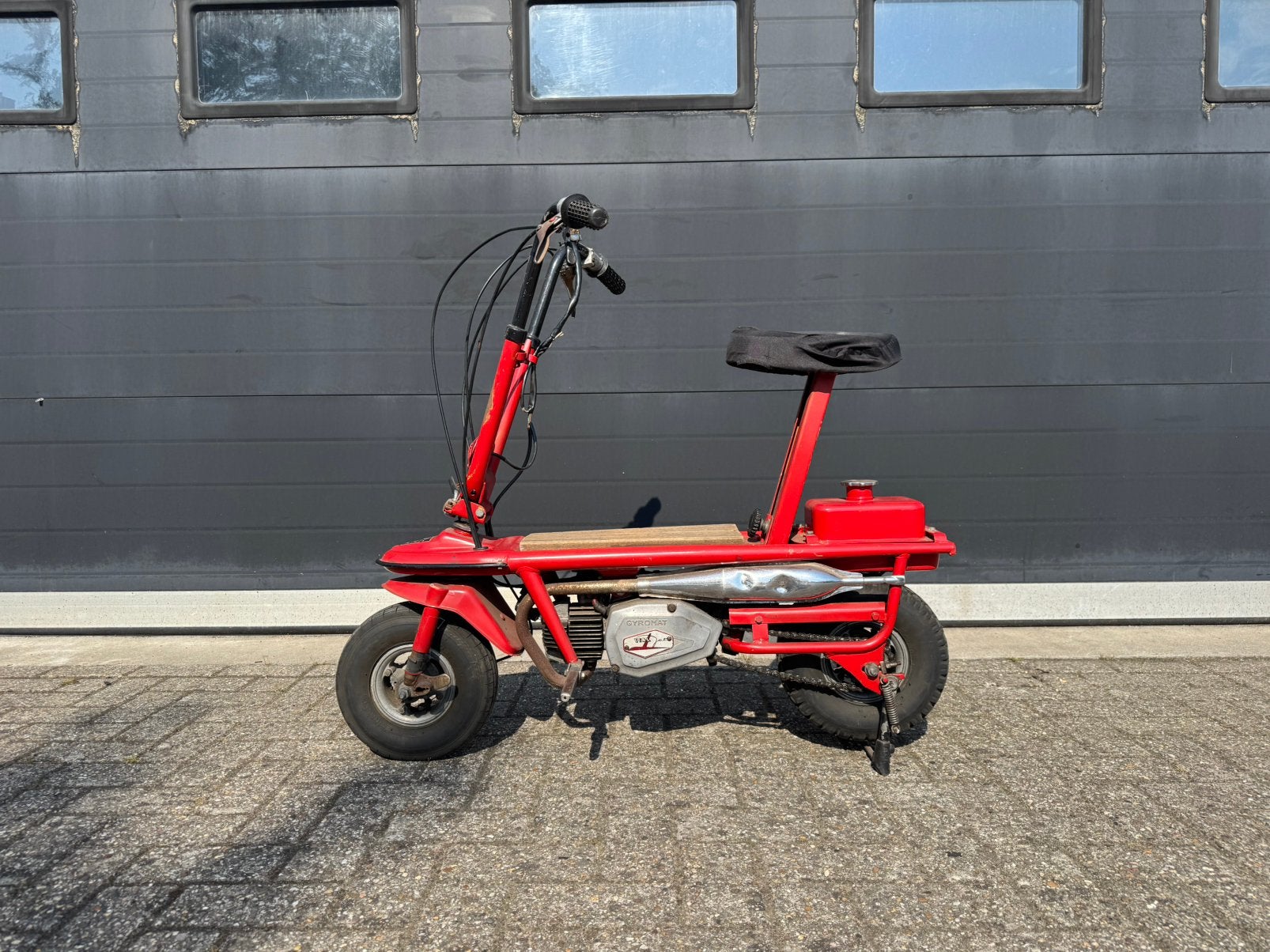 Zeldzame ItalJet KitKat 49cc, Ophalen