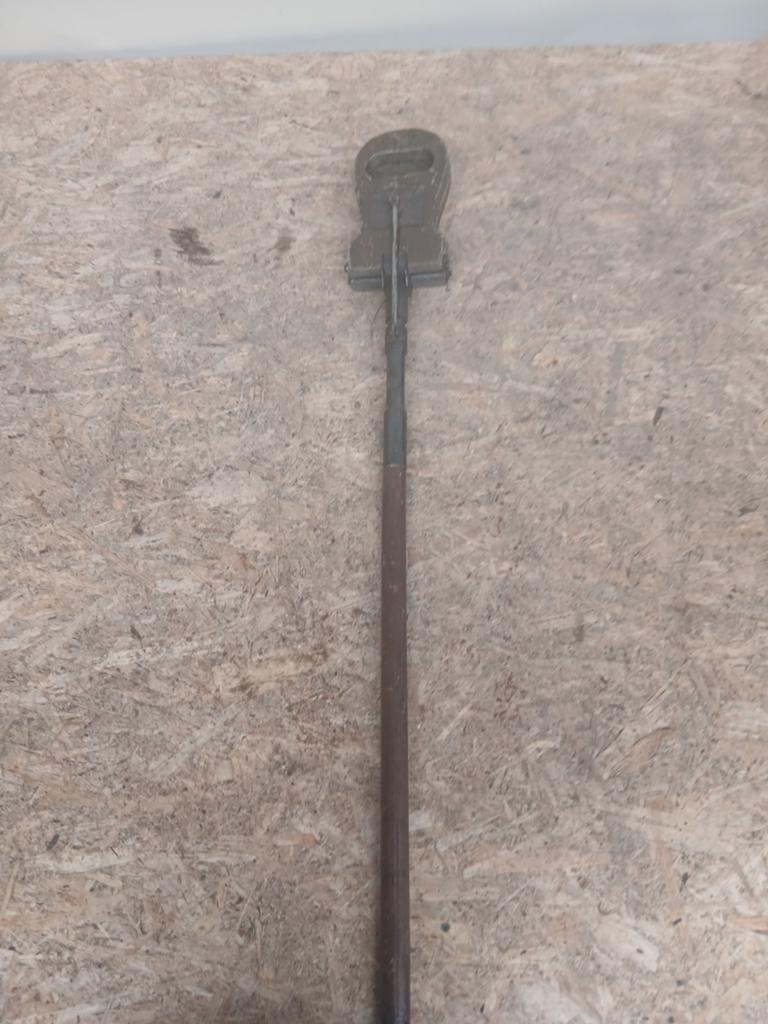 Antieke/industriële bedieningsstok of grijphaak – decoratief, Antiek en Kunst, Ophalen