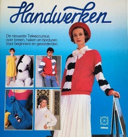 Handwerken, Een Teleaccursus uit 1984 + Creatief Breien, Ophalen of Verzenden, Zo goed als nieuw, Breien, Patroon of Boek