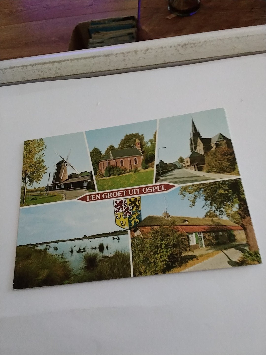Ansichtkaart Ospel - Molen, Kapel, Kerk, Poelven, Boerderij, Ophalen of Verzenden, Noord-Holland