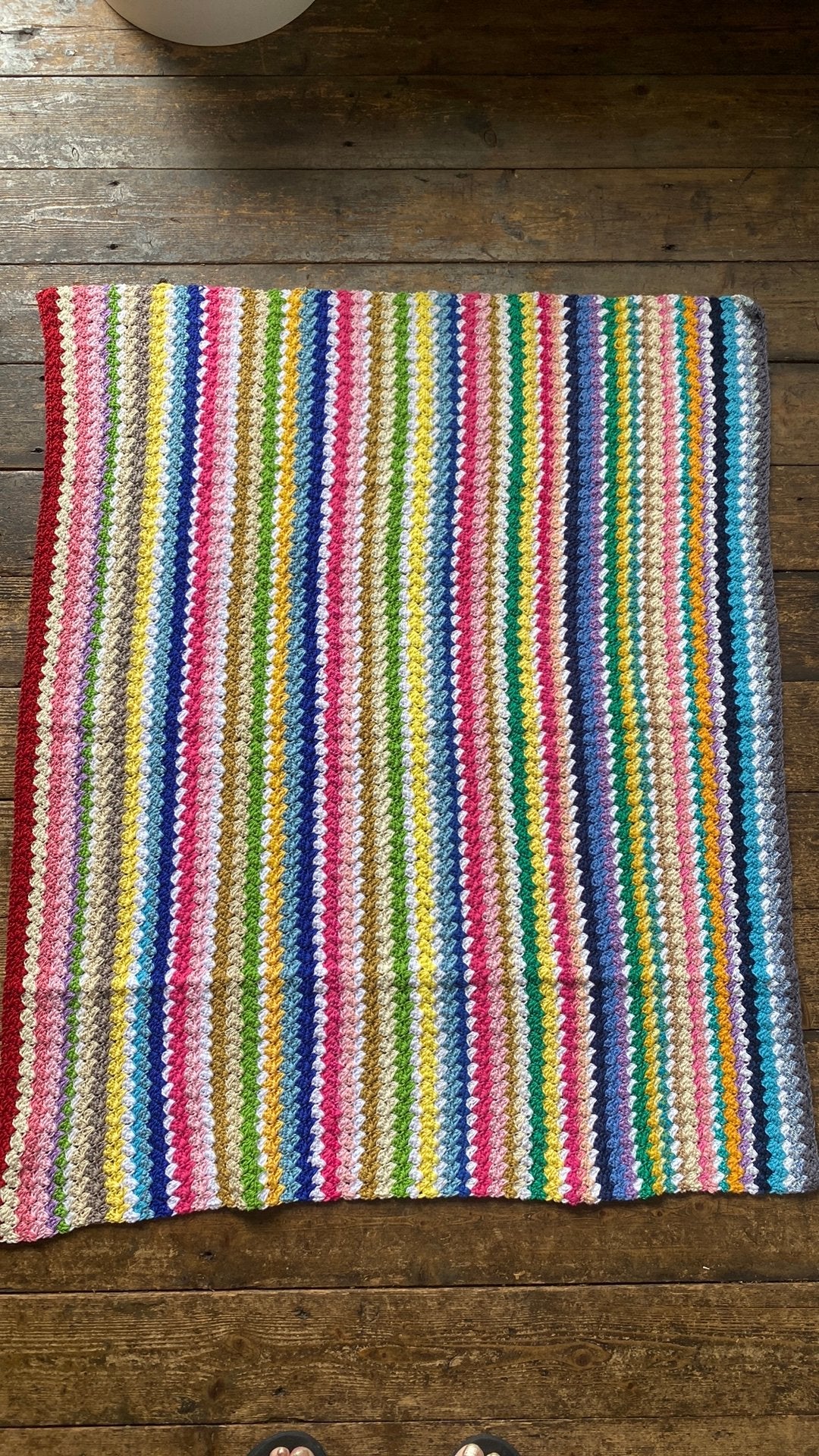 Handgehaakte katoenen kleine sprei / dekentje, Katoen, Overige kleuren, Overige merken, Handgemaakt