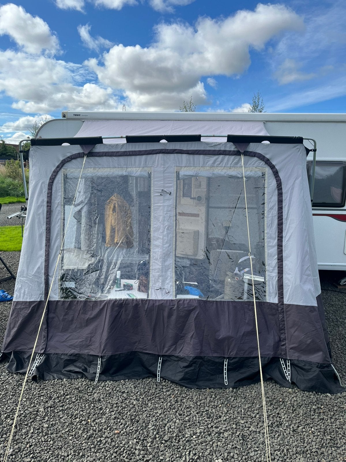 Wintertent 2,50 x 200, Caravans en Kamperen, Ophalen, Gebruikt