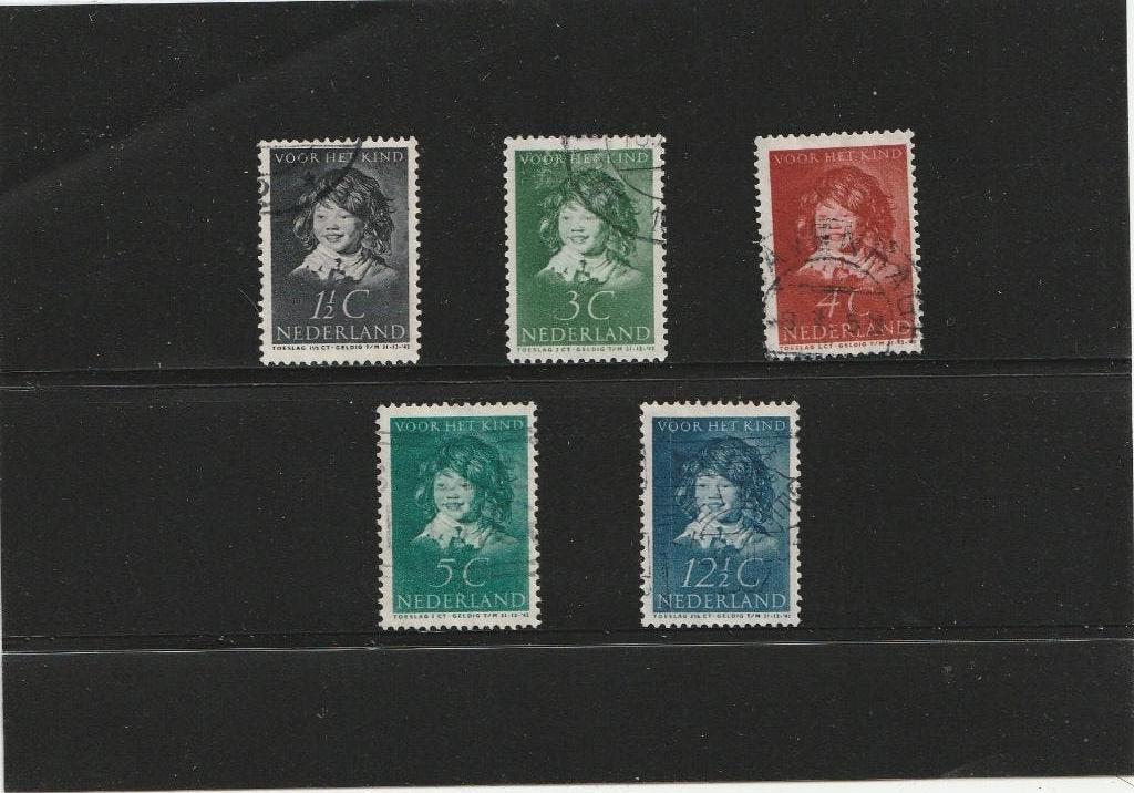 Kinderzegels 1937 (MP81), Postzegels en Munten, Postzegels | Nederland, Verzenden, T/m 1940, Gestempeld