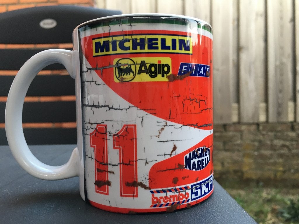 ✅ Jody Scheckter Ferrari mok Vintage olie F1 Autosport, Ophalen of Verzenden, Nieuw, Formule 1