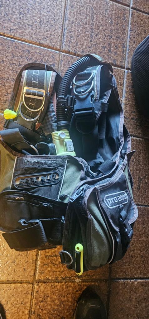 Gear Sub Pro 2000 Trimvest met Scubapro AIR2, Ophalen of Verzenden