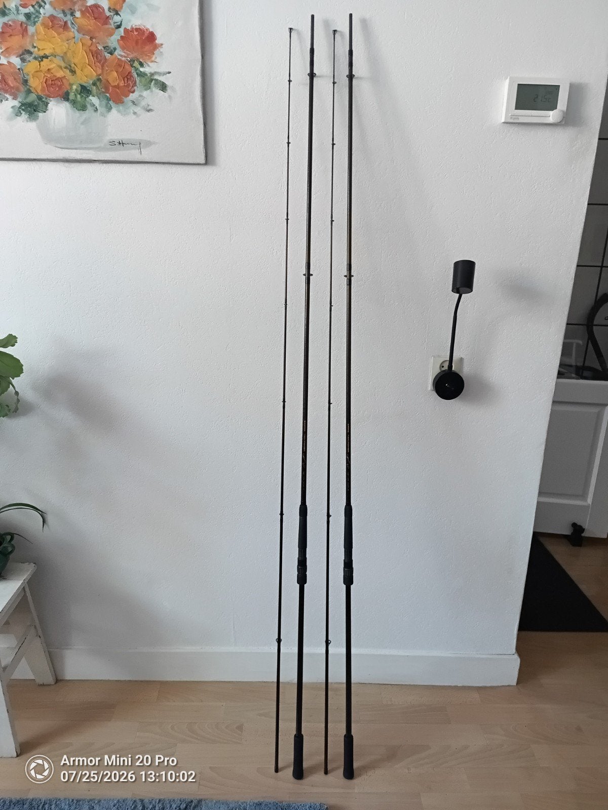 Shimano twinpower 2 lb setje, Ophalen, Zo goed als nieuw, Werphengel